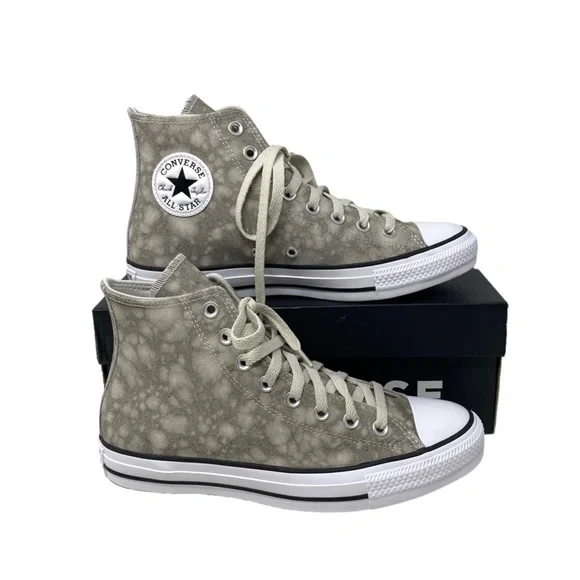 Converse Chuck Taylor All Star High Top Canvas Beige Women Size Sneakers A00766C - Picture 6 of 10
